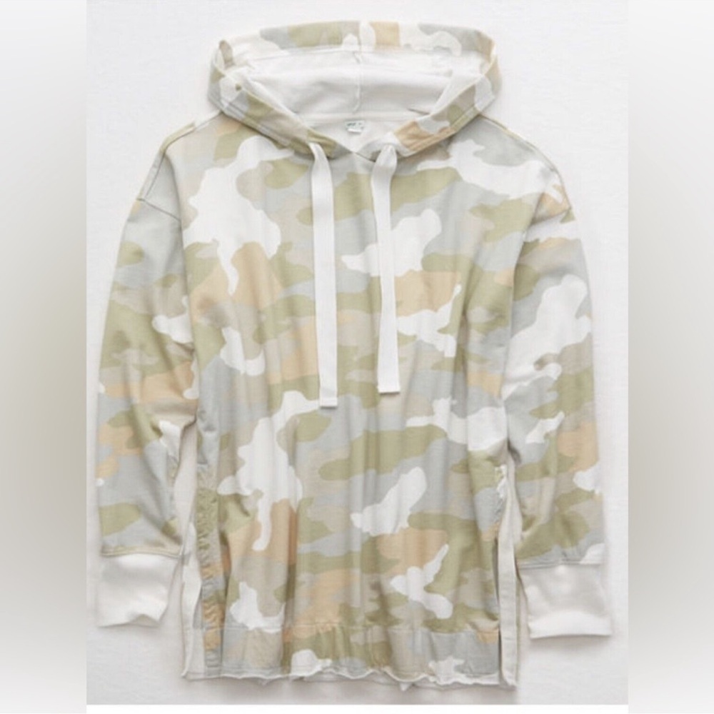 Aerie camo oversized hoodie | medium